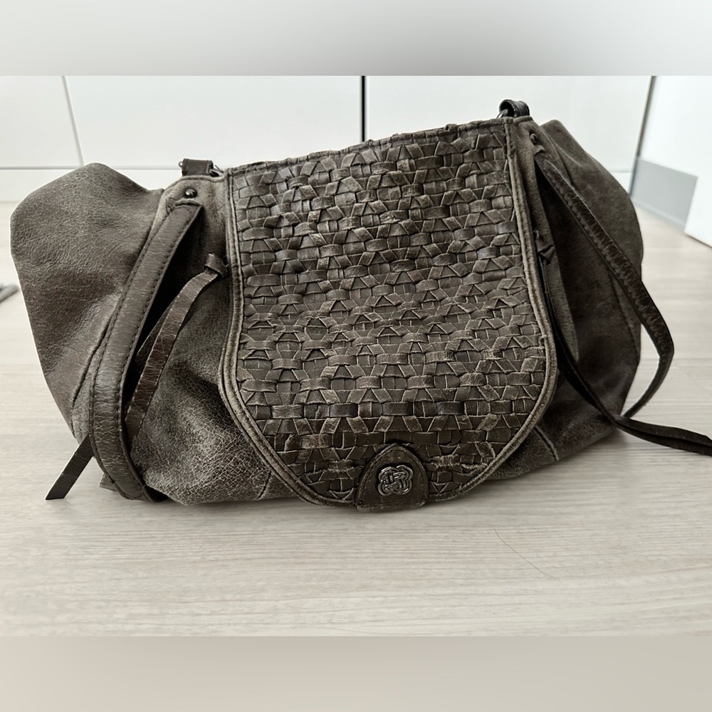 Vintage distressed leather Elliot Lucca